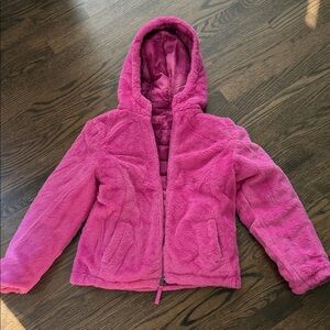 SO Pink Tie-Dye Puffer Jacket for Kids